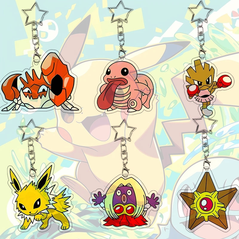 Event Supplies - Staryu Kingler Jynx Acryl sleutelhanger Jolteon