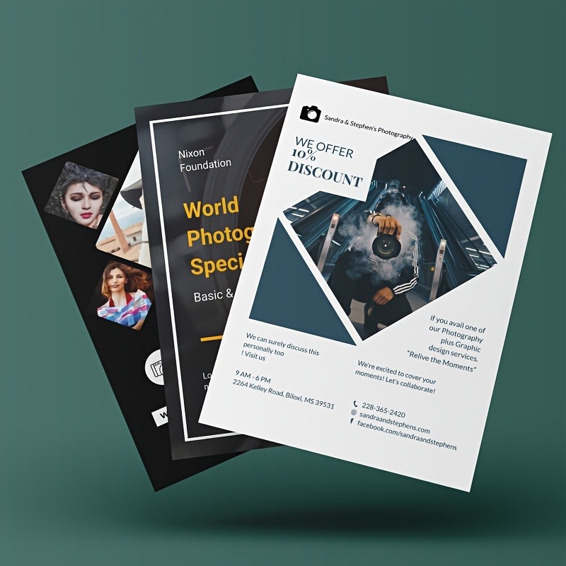 Event Supplies - 100 stuks A5 gepersonaliseerde flyers bulk