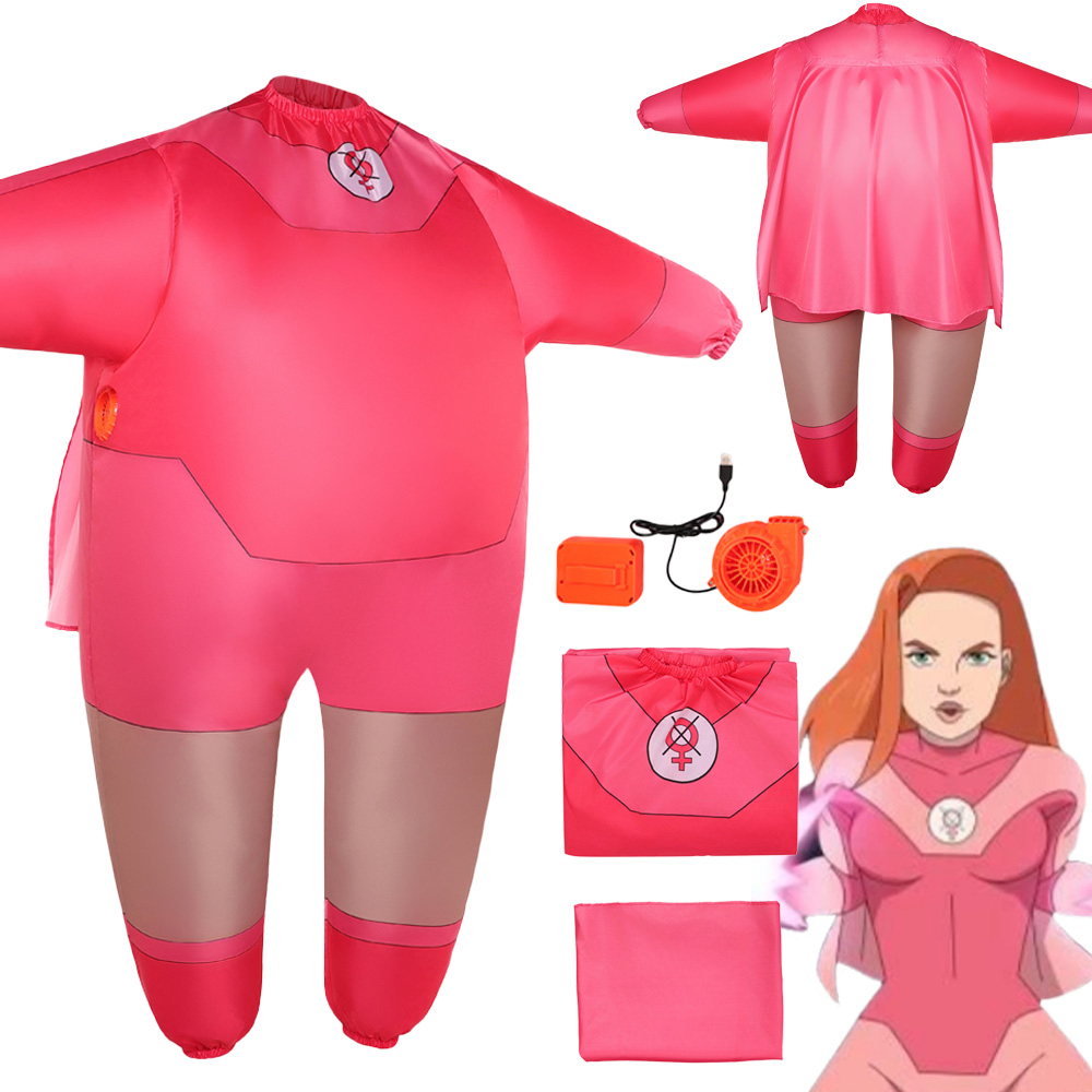 Eve Party - Fantasia Atom Eve Cosplay Opblaasbaar Disfraz-kostuum