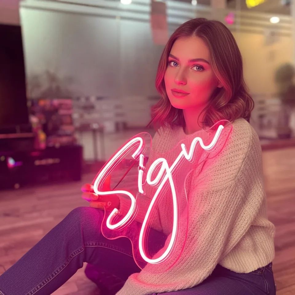 Neon Sign Party - Aangepaste neonreclame gepersonaliseerde verjaardag USB dimbaar