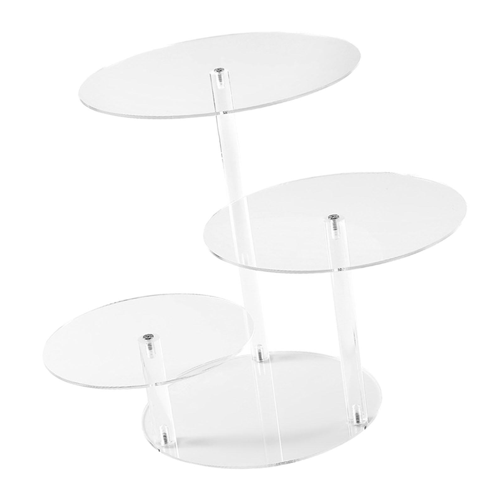 Cupcake Stand Tier - 3-laags acryl cupcake standaard taartpresentatiehouder met