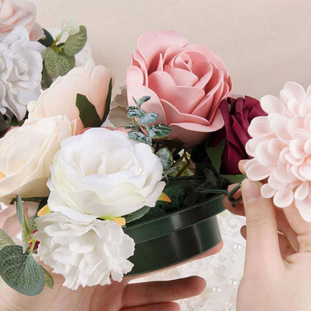 Event Supplies - 2 stuks ronde bloemige modder bloemstukken,