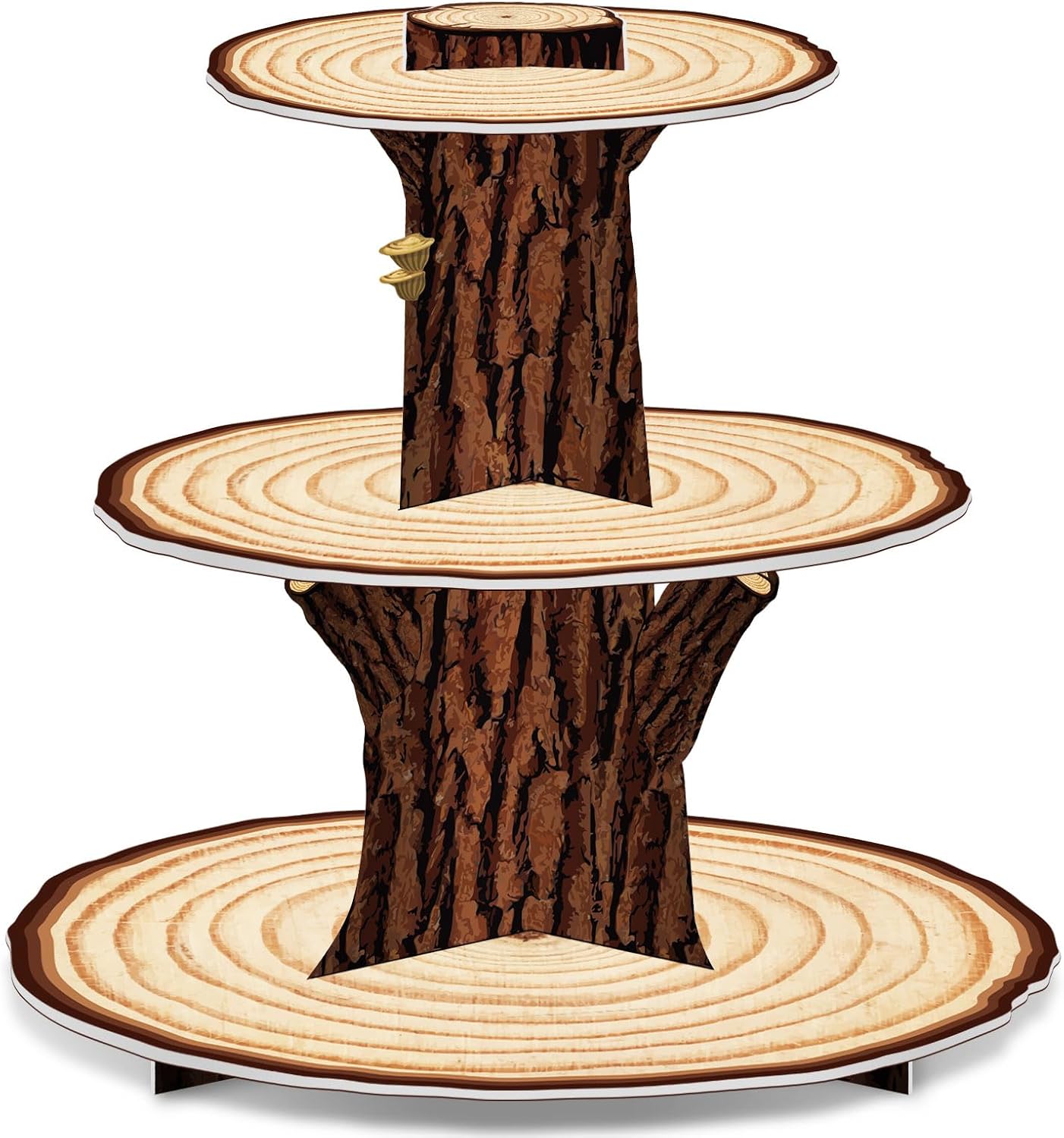 Cupcake Stand Tier - Houten Cupcake Stand Decoratie 3-laags Western
