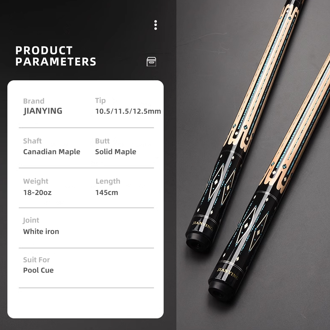 Jianying Pool Cue Stick, bilja - Centerpiece Stick recensie en prijs