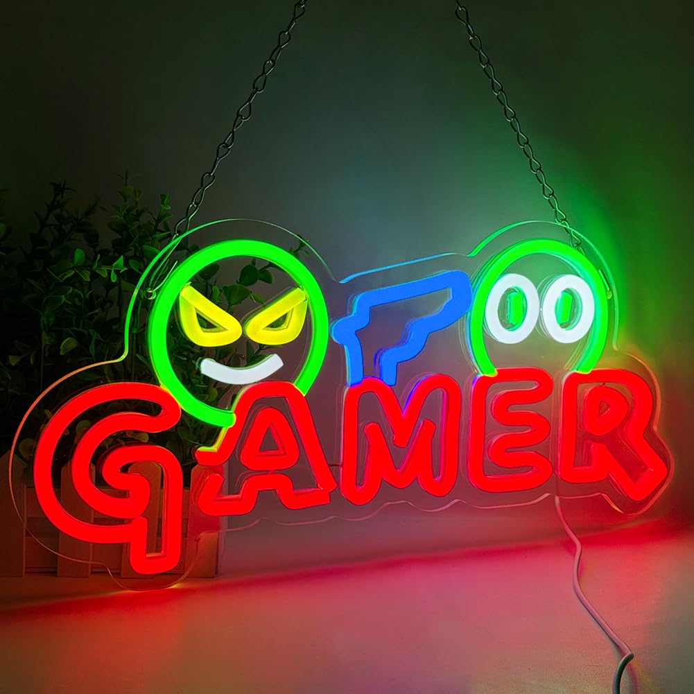 Gamer Neon Sign LED Wandlamp A - Neon Sign Party recensie en prijs