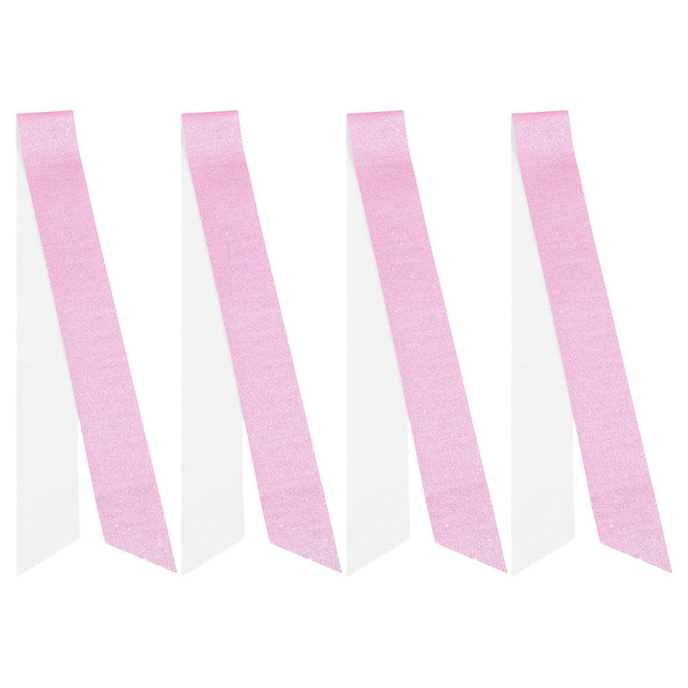 4 stuks blanco glitter sjerp D - Birthday Sash Glitter recensie en prijs