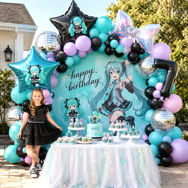 Hatsune Miku Virtuele Zanger B - Balloon Arch Kit recensie en prijs