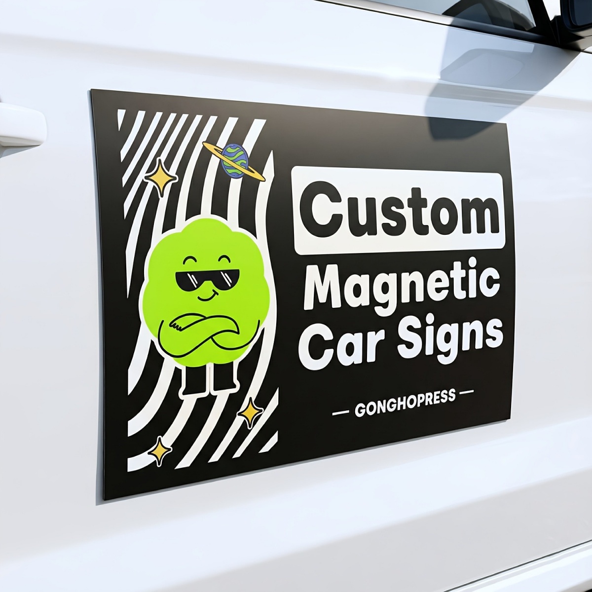 Aanpasbare magnetische autosti - Eve Party recensie en prijs