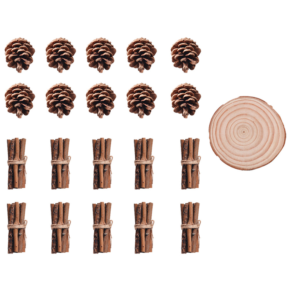 21-delige set met natuurlijke  - Centerpiece Stick recensie en prijs