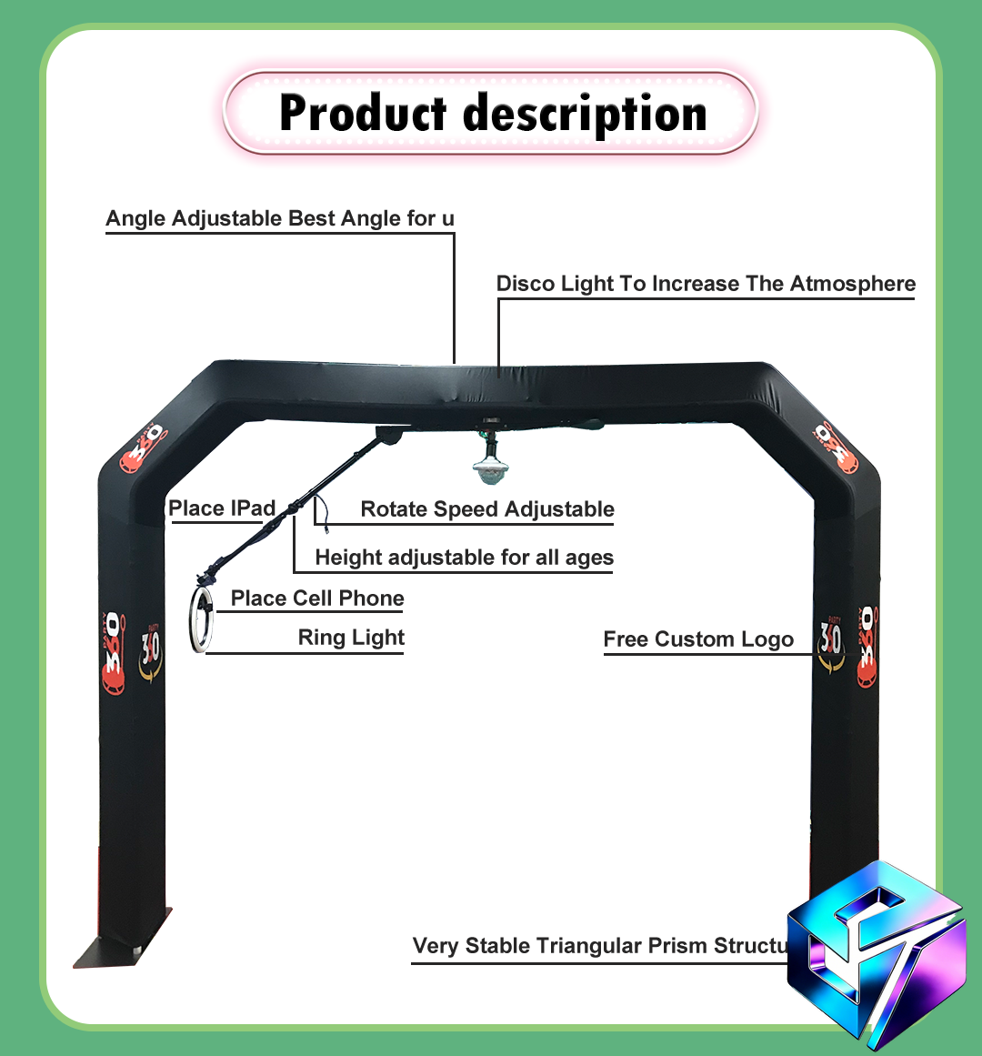 Overhead 360 Fotohokje Automat - Event Supplies recensie en prijs