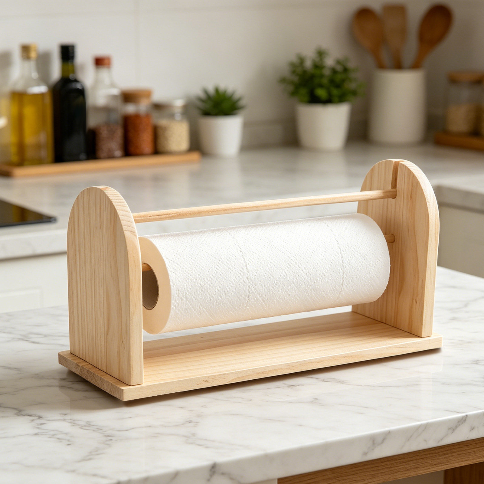 Houten papierrolhouder 16,5 in - Papercraft Supply Ribbon recensie en prijs